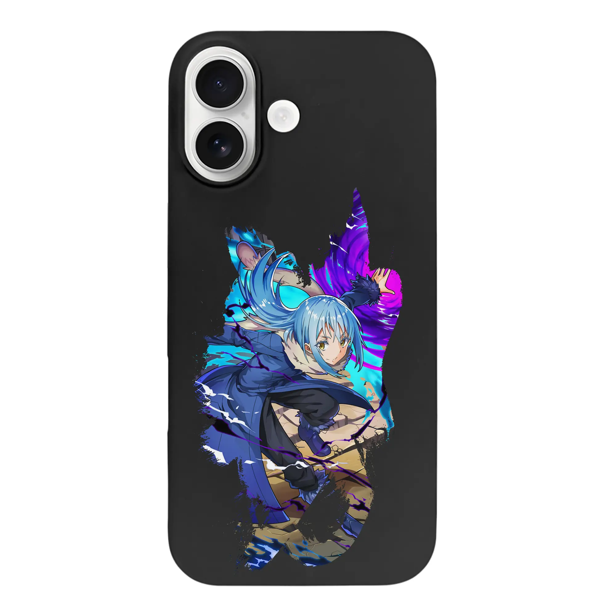 転生したらスライムだった件 グッズ,リムル・テンペスト - iPhone 17 シリーズ シリコンケース 薄型 耐衝撃 指紋防止 ソフトタッチカバー 精密フィット 傷防止 保護ケース iPhone 17/17 Air/17 Pro/17 Pro Max 対応